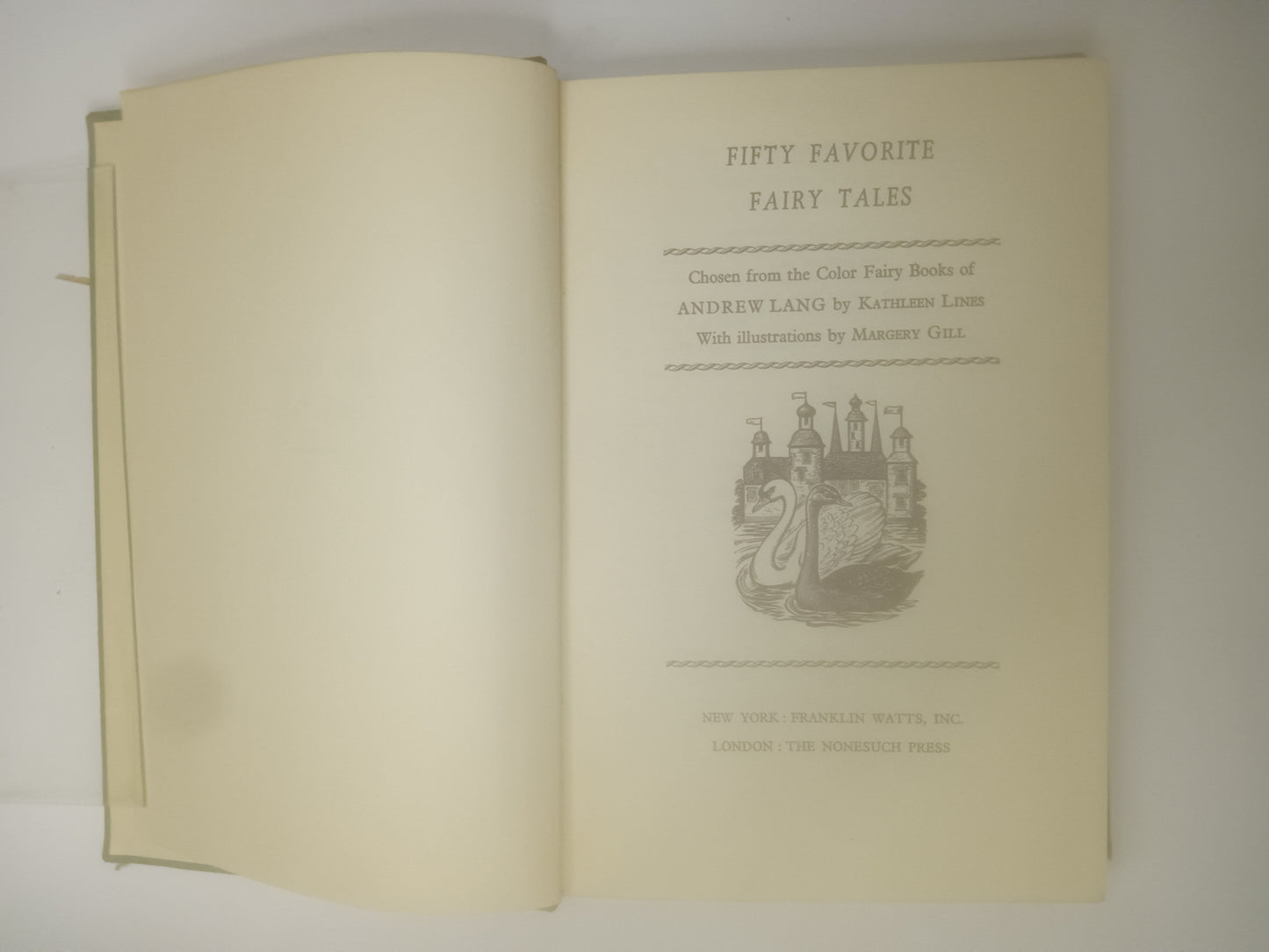 "Fifty Favorite Fairy Tales" chosen from the Fairy Books of Andrew Lang