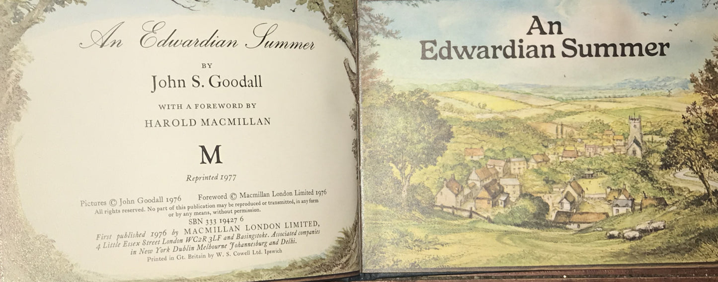 An Edwardian Summer by John S. Goodall (1977 Edition)