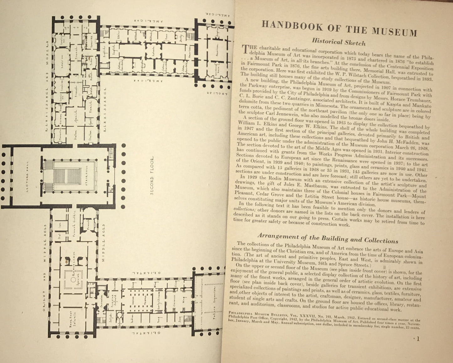 Cleveland Museum of Art Publications Brochure – 1960s Edition