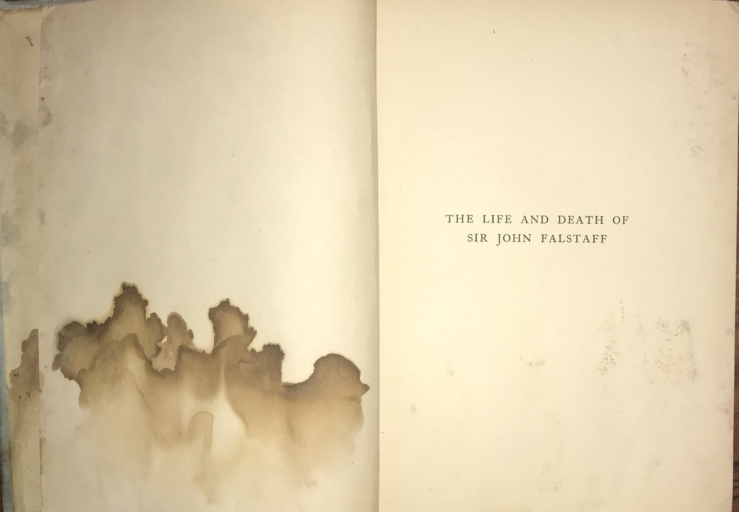 The Life & Death of Sir John Falstaff (1923), Illustrated by G.B. Galizzi