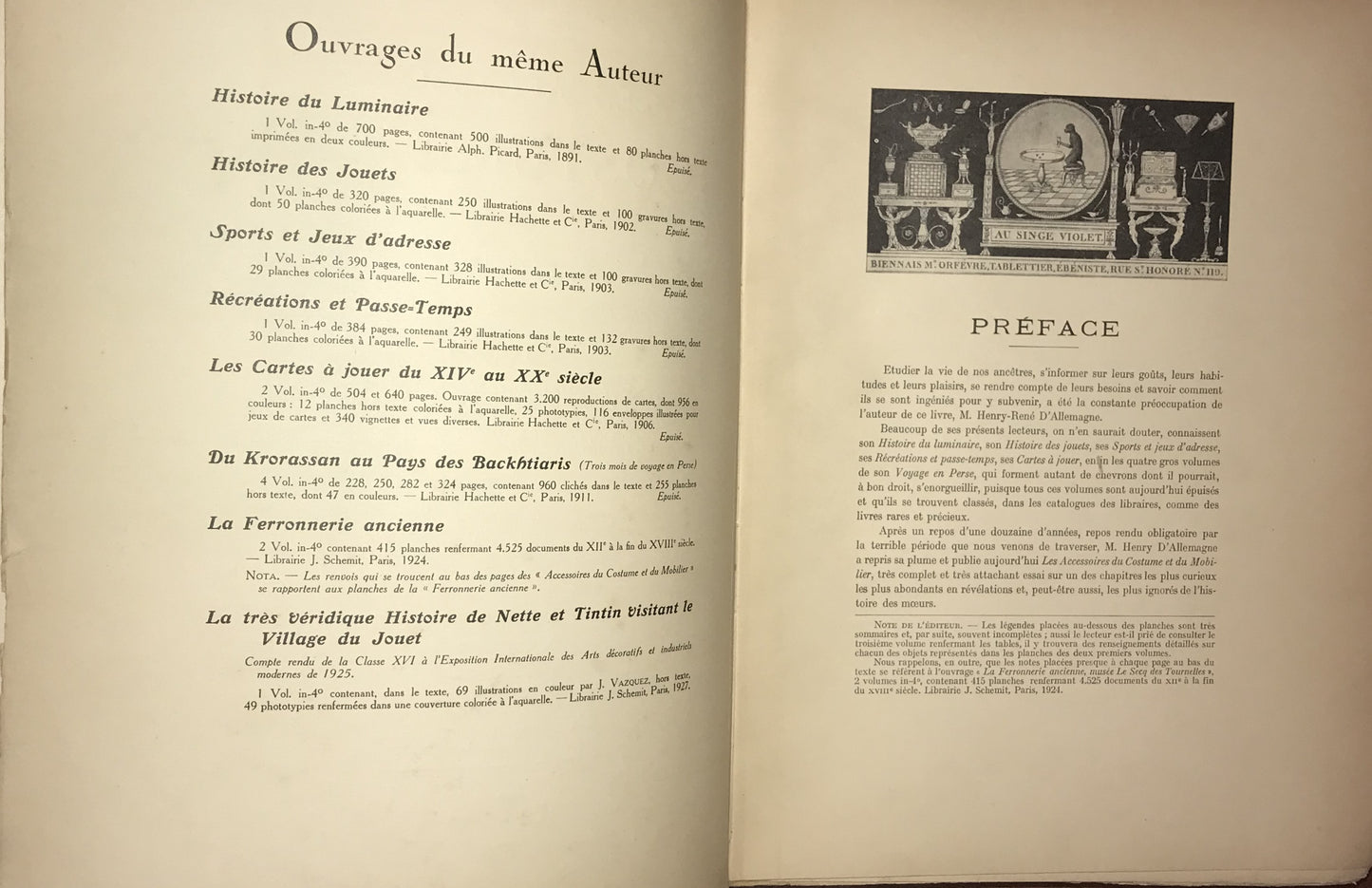 Les Accessoires du Costume et du Mobilier, Tome II by Henry René D'Allemagne (1928)