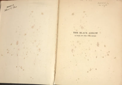 The Black Arrow: A Tale of the Two Roses by Robert Louis Stevenson