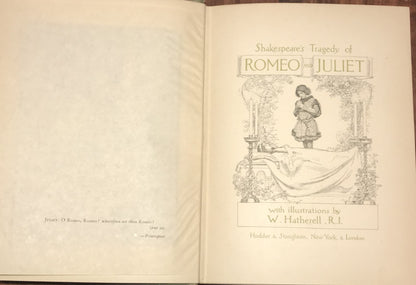 Shakespeare's Tragedy of Romeo and Juliet (Illustrated by W. Hatherell)