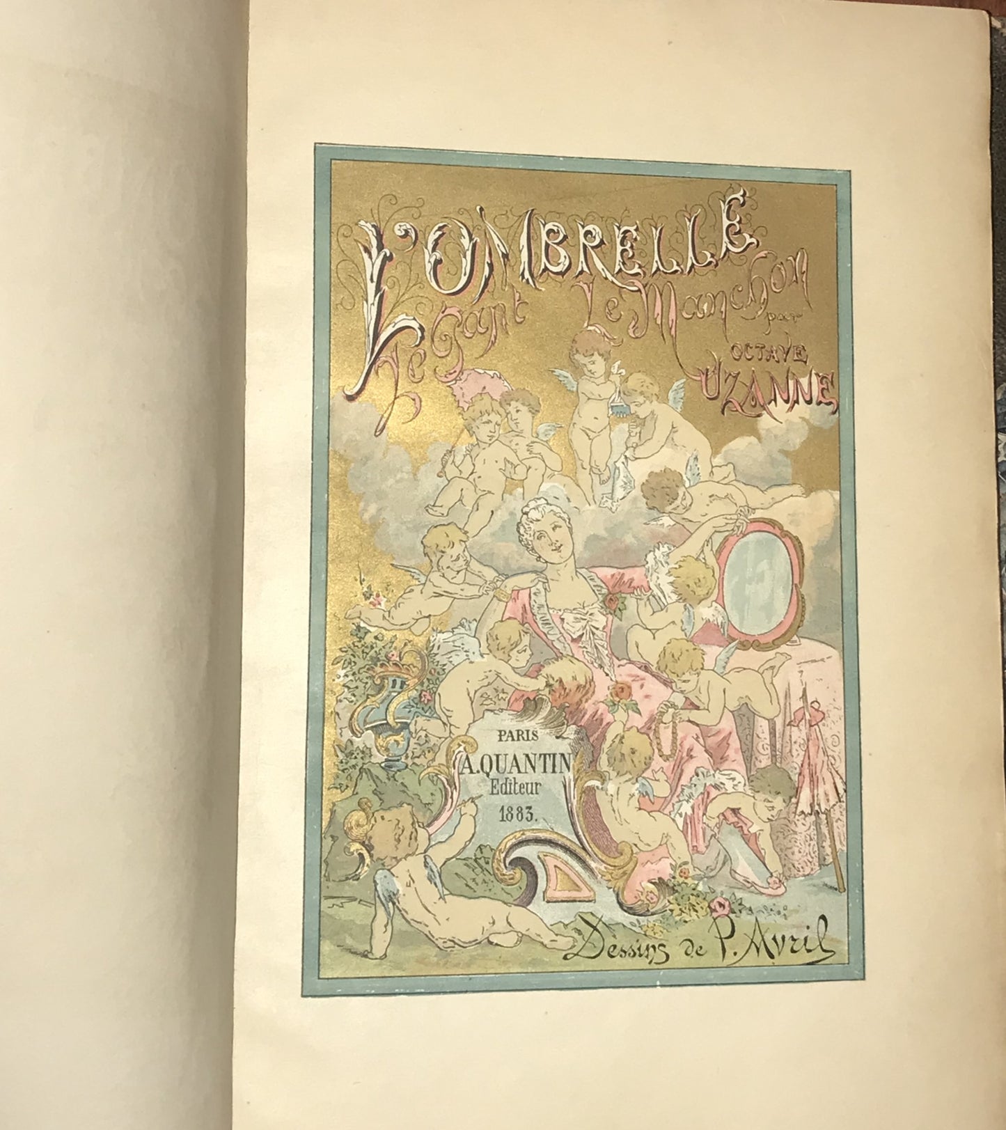 L'Ombrelle, Le Gant, Le Manchon by Octave Uzanne, illustrated by Paul Avril