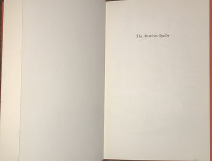 The American Speller: An Adaptation of Noah Webster's Blue-Backed Speller Illustrated by Barbara Cooney