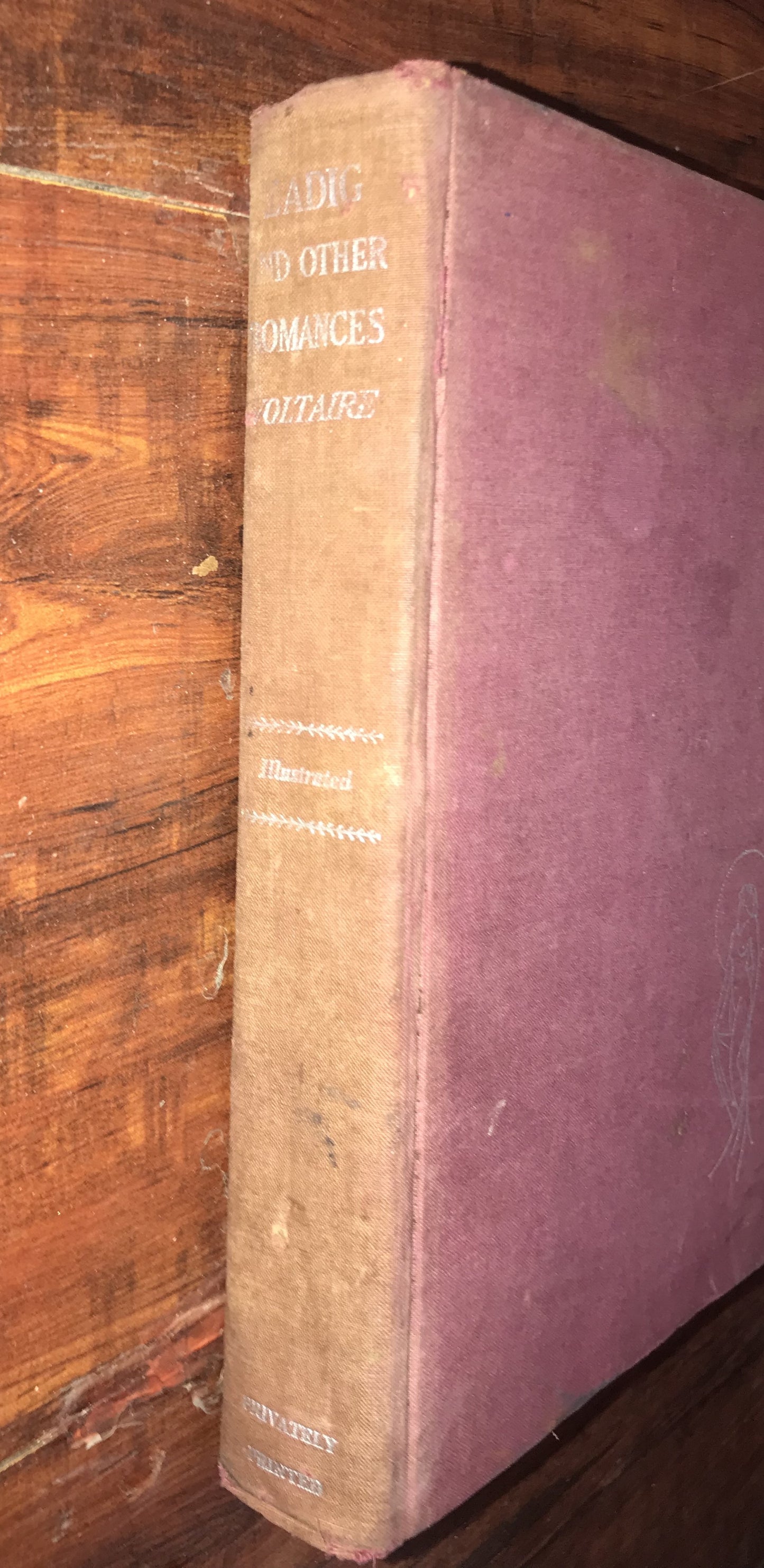 Zadig and Other Romances by Voltaire, privately printed for Rarity Press by H. I. Wolf and Wilfrid S. Jackson illustrations are by Henry Keen.