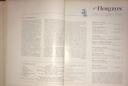 Horizon Magazine - Autumn 1964 Volume: VI  Number 4