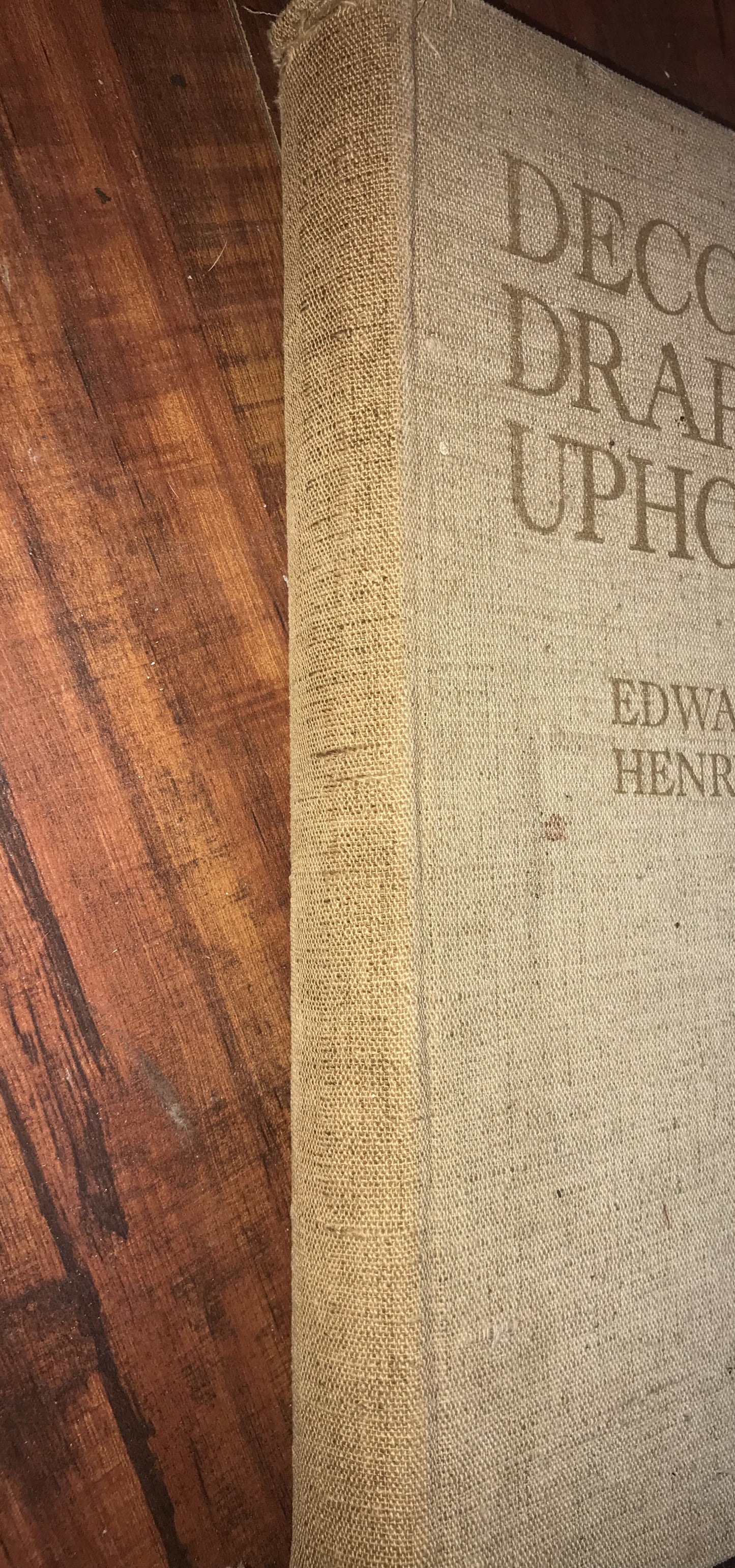 Decorative Draperies & Upholstery by Edward Thorne, with descriptive text by Henry W. Frohne