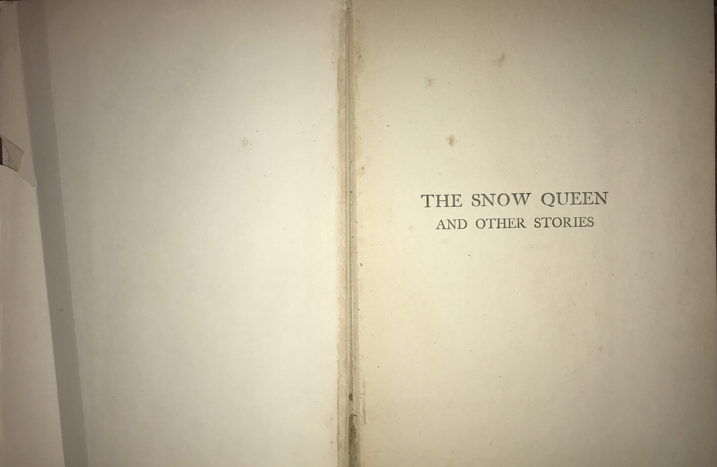 The Snow Queen and Other Stories by Hans Christian Andersen with illustrations by Edmund Dulac