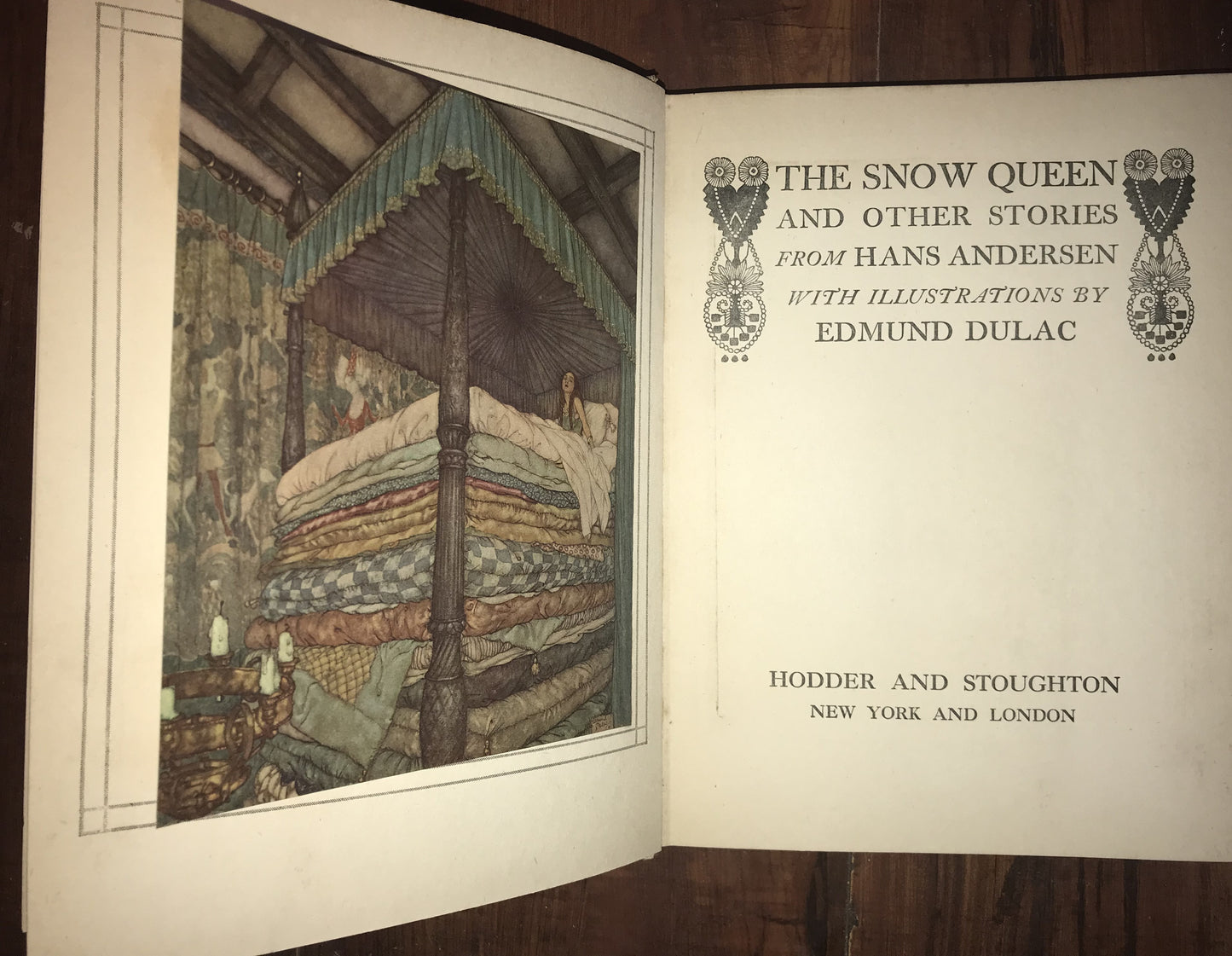 The Snow Queen and Other Stories by Hans Christian Andersen with illustrations by Edmund Dulac