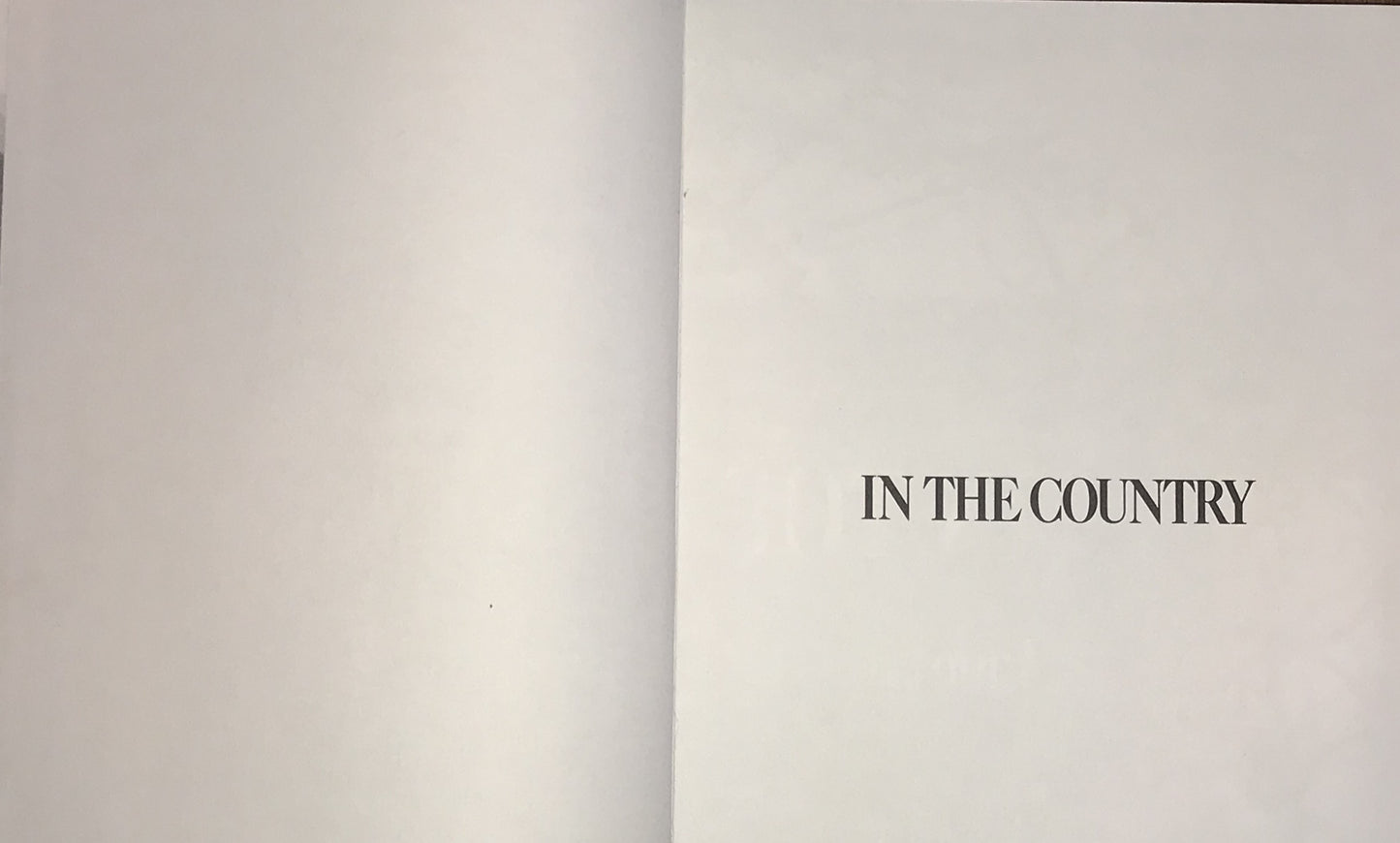 "In the Country" by Inge Morath & Arthur Miller - A Studio Book, The Viking Press, 1977