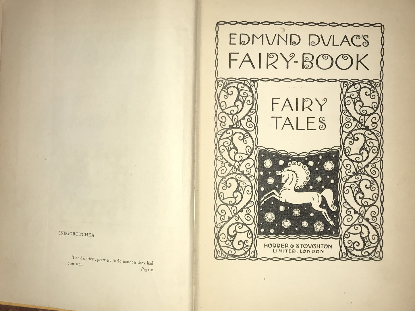 Fairy Tales by Edmund Dulac (Hodder & Stoughton, 1920s)