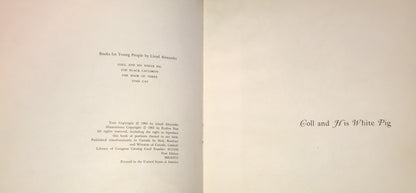 Coll and His White Pig by Lloyd Alexander (First Edition, 1965)