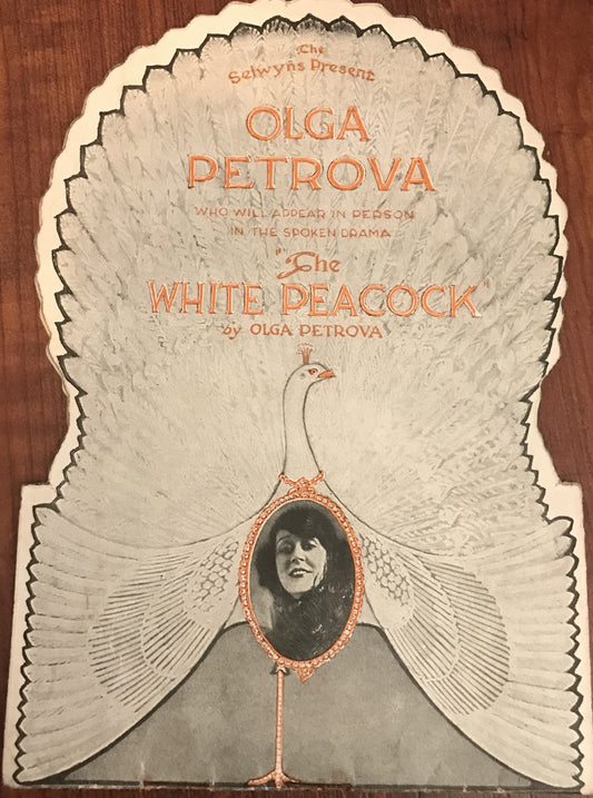 The White Peacock Grand Opera House Advertisement - Featuring Olga Petrova, 1916