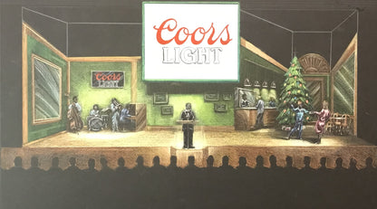 Vintage Coors Light Stage Design Concept – Holiday Theme