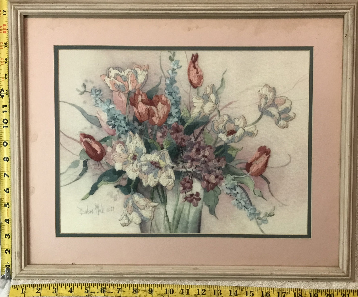 Vintage Floral Embroidery by Dubois Mok