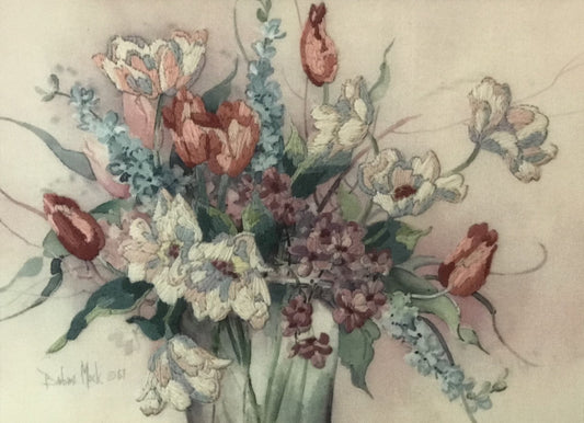 Vintage Floral Embroidery by Dubois Mok