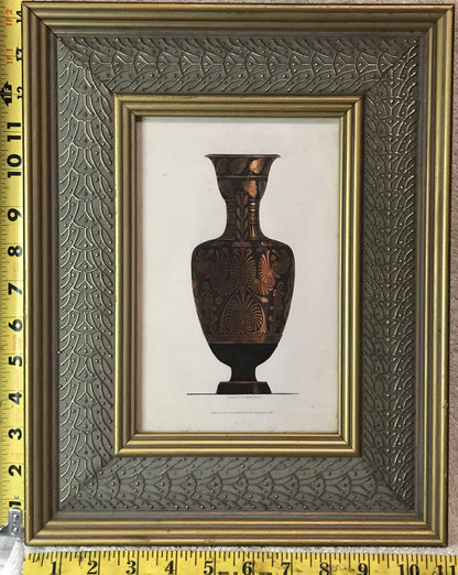 Engraving of Ornate Greek Vase by Henry Moses