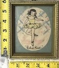 Vintage 'Ballet Russe' Ballerina Print - Framed Artwork