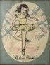 Vintage 'Ballet Russe' Ballerina Print - Framed Artwork