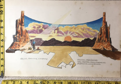 Vintage Miller Brewing Stage Design Concept – "Scenic Impressions" 1986