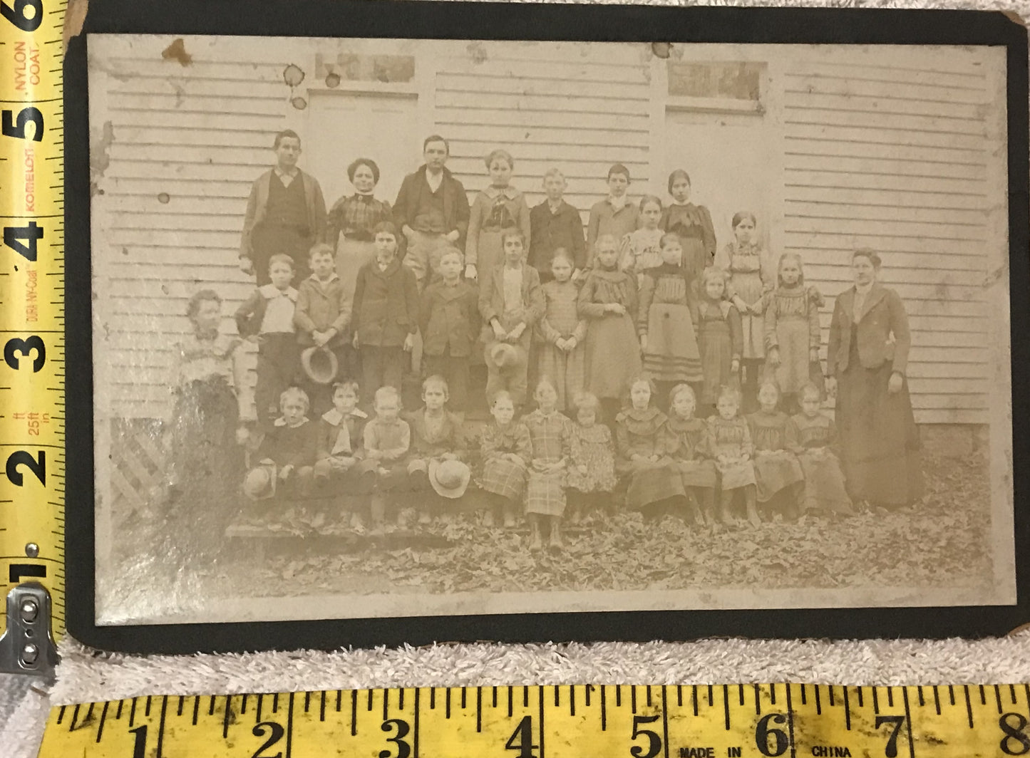 Antique Cabinet Card - Early 1900s School Group Photograph