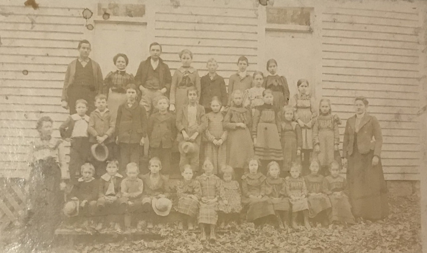 Antique Cabinet Card - Early 1900s School Group Photograph