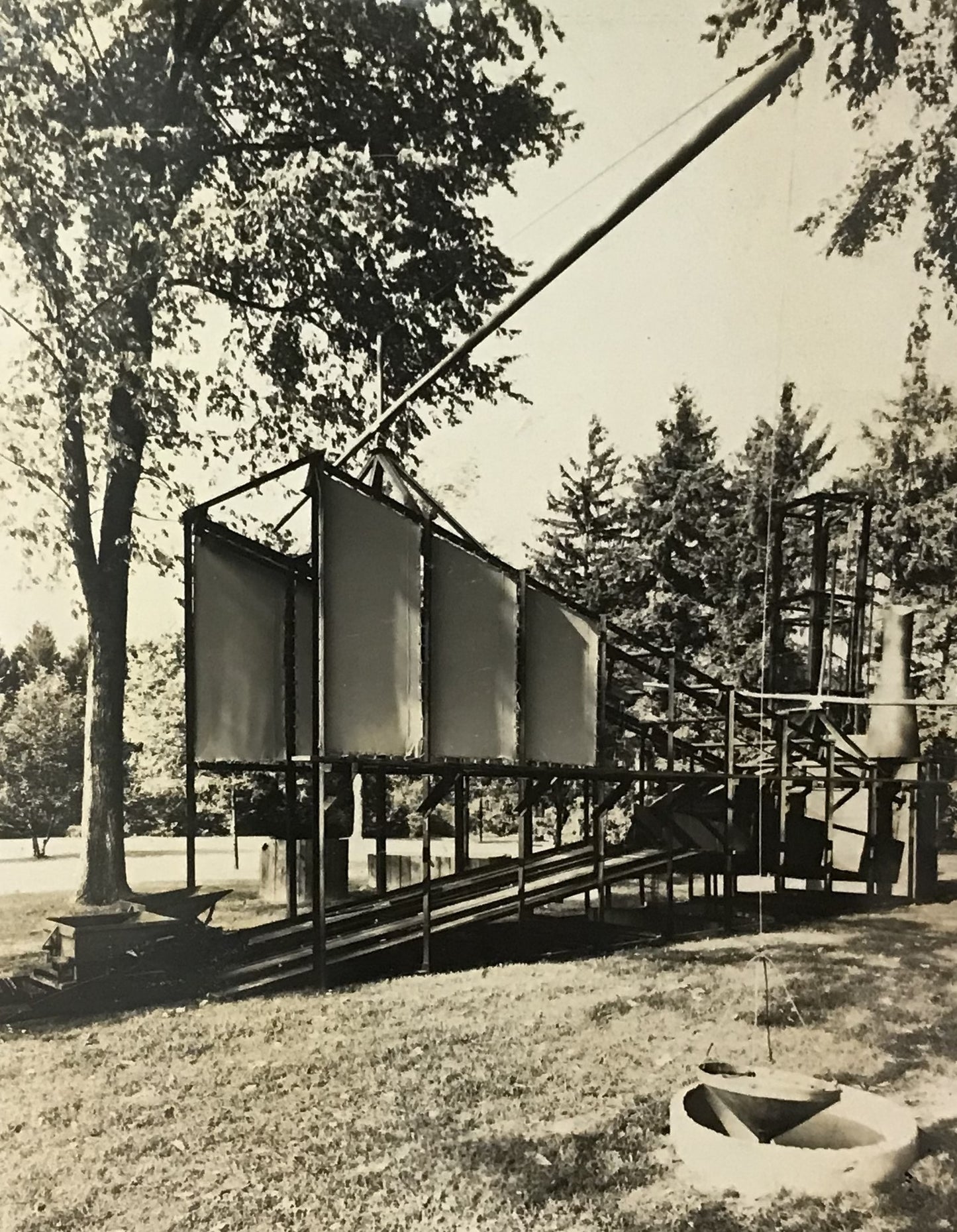 Vintage Photograph - "An Operation for Mining, Elevating, and Converting" (Cranbrook Project)