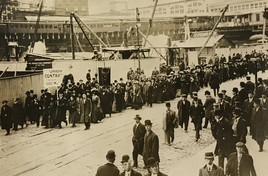 Historical Photograph - 1909 Garment Workers’ Protest March to City Hall, New York City