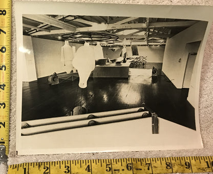 Vintage Photograph - "The Assembly Line (With By-Products from a Mechanical Trance)" Installation, 1980