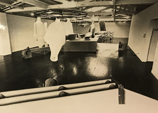 Vintage Photograph - "The Assembly Line (With By-Products from a Mechanical Trance)" Installation, 1980