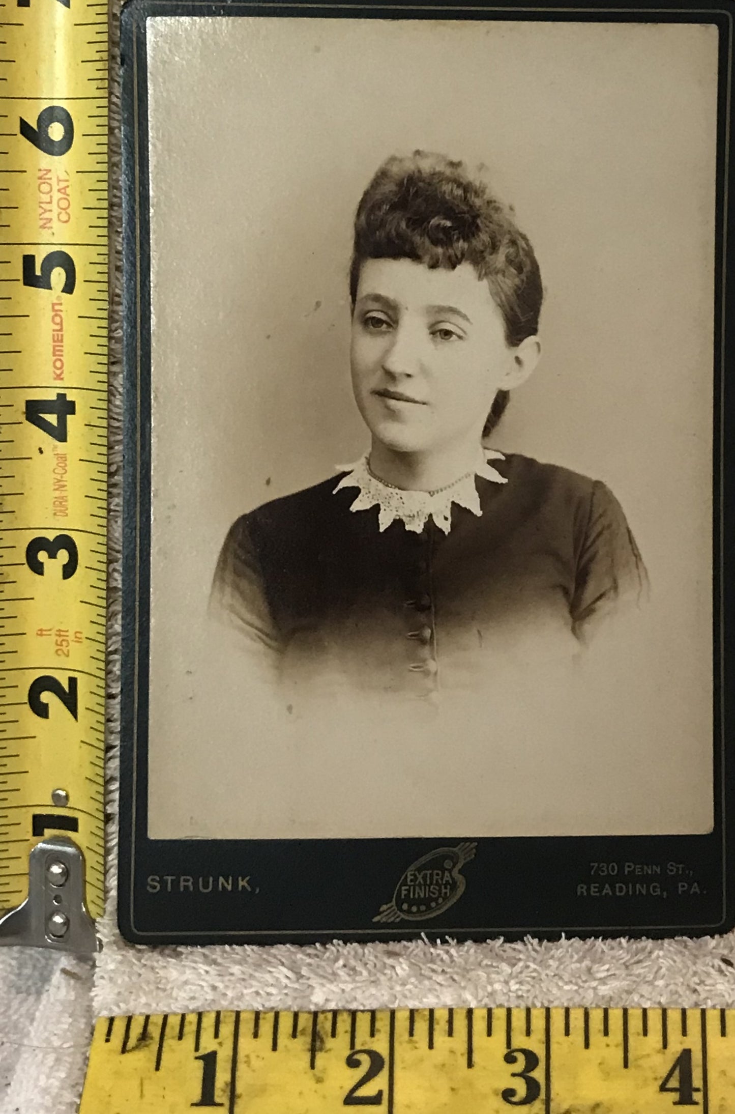 Victorian-Era Cabinet Card Portrait by Strunk Photography