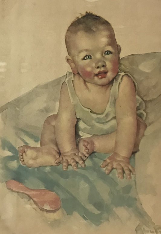 Portrait of a Baby by Unknown Artist