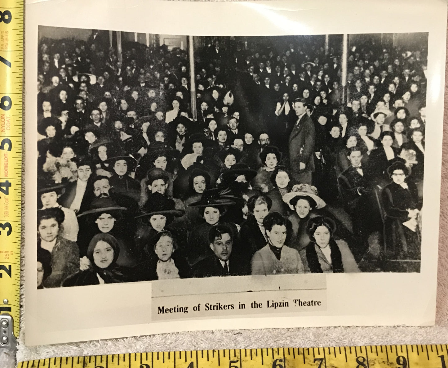 Vintage Photograph – Meeting of Strikers in the Lipzin Theatre