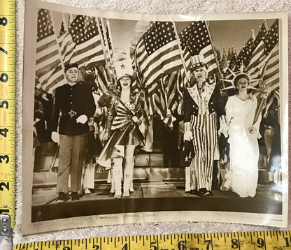 Vintage Movie Still - Patriotic Scene from "Yankee Doodle Dandy"