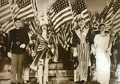 Vintage Movie Still - Patriotic Scene from "Yankee Doodle Dandy"