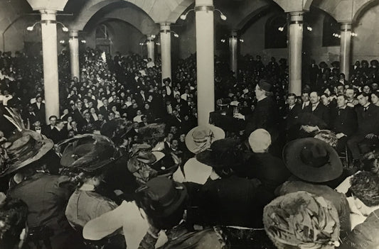 Vintage Photograph – Samuel Gompers Addressing a Labor Meeting