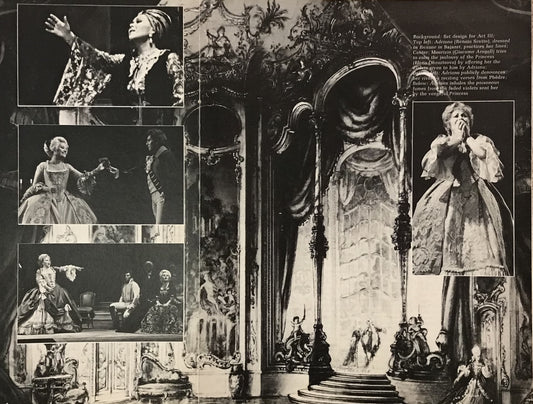 Vintage Opera Set and Costume Design Photomontage - Adriana Lecouvreur, 1978