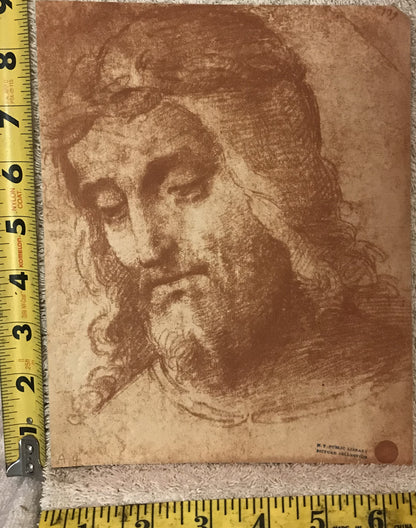 Vintage Italian Print of Christ - After Raphael, Made in Italy