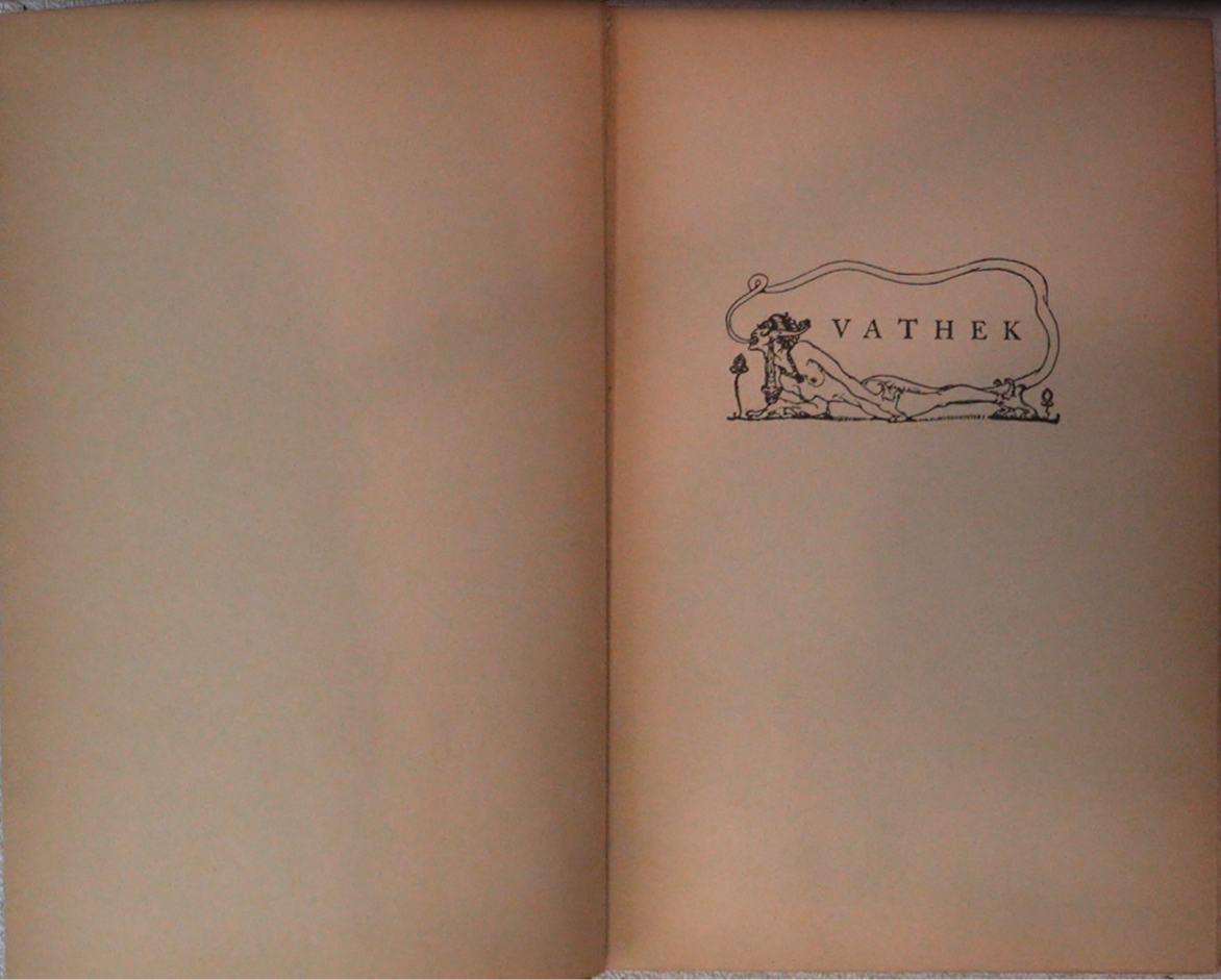 Vathek by William Beckford with illustrations by Mahlon Blaine