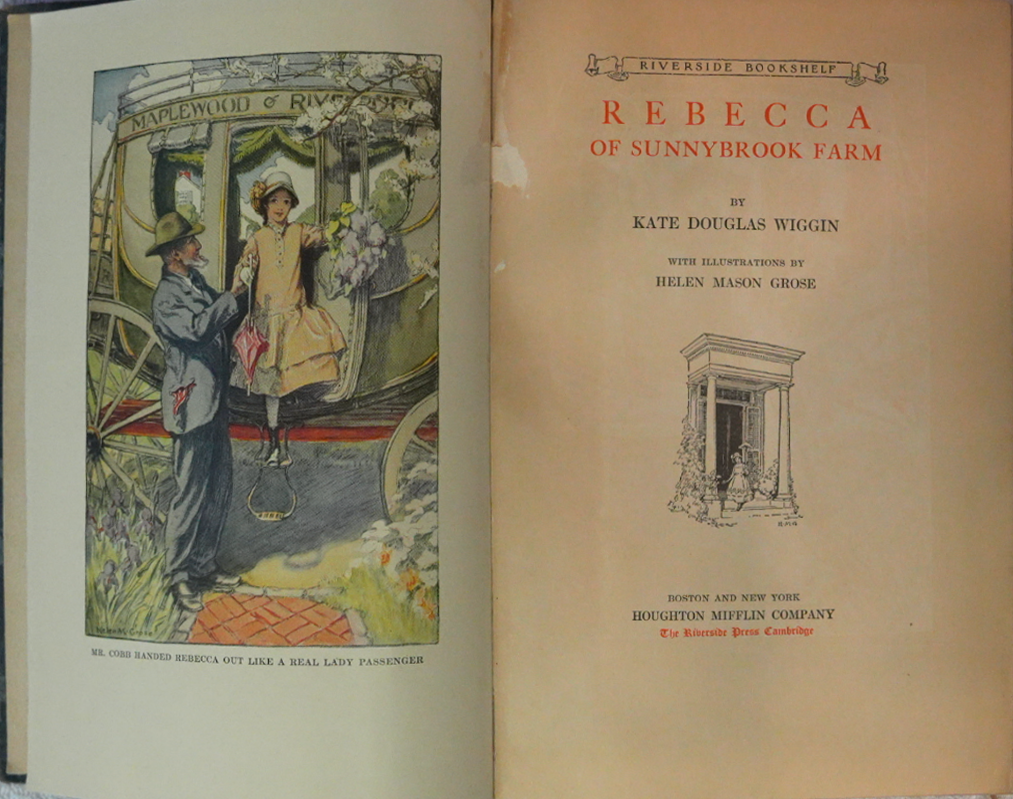 Rebecca of Sunnybroasdasdasdaok Farm by Kate Douglas Wiggin Illustrated by Helen Mason Grose