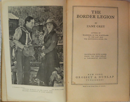 The Border Legion by Zane Grey