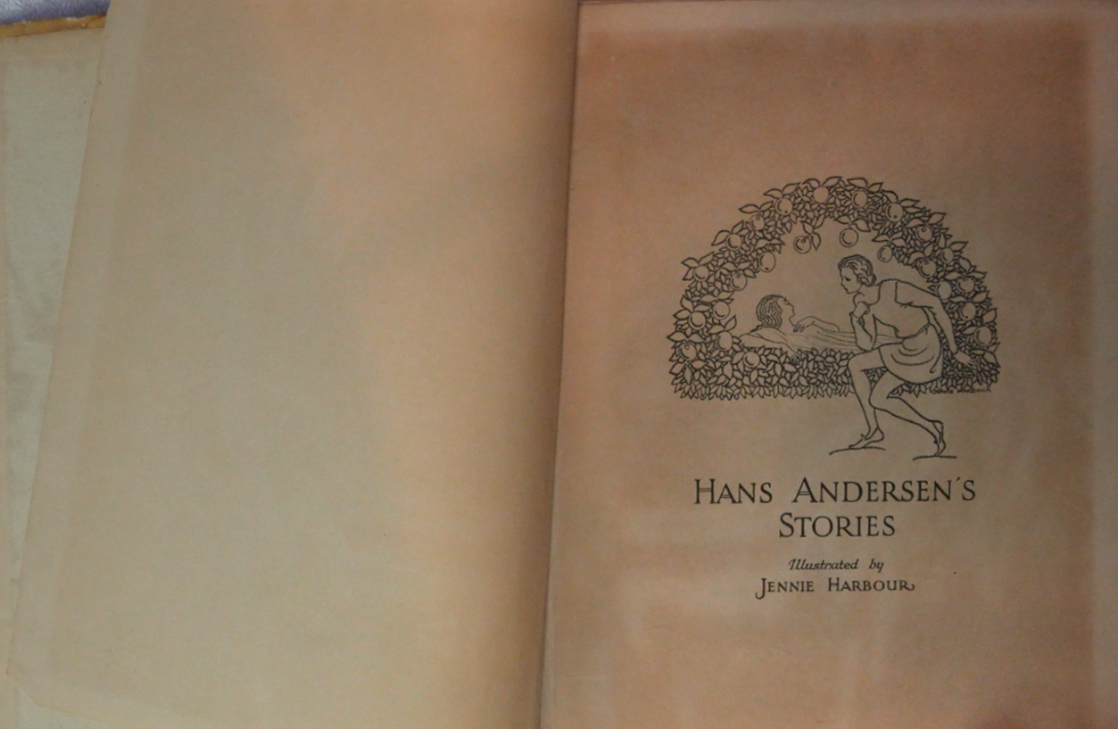 Hans Andersen's Stories, illustrated by Jennie Harbour, and published by Raphael Tuck & Sons