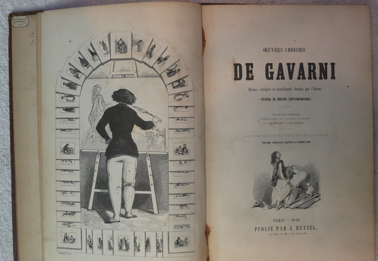 Cuvres Choisies de Gavarni (Selected Works of Gavarni), published by J. Hetzel