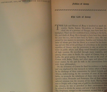 The Fables of Aesop - Compiled by Willis L. Parker, Illustrated by Charles H. Bennett - Classic Edition