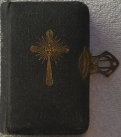 The Key of Heaven Bible with Lock - Antique Religious Book