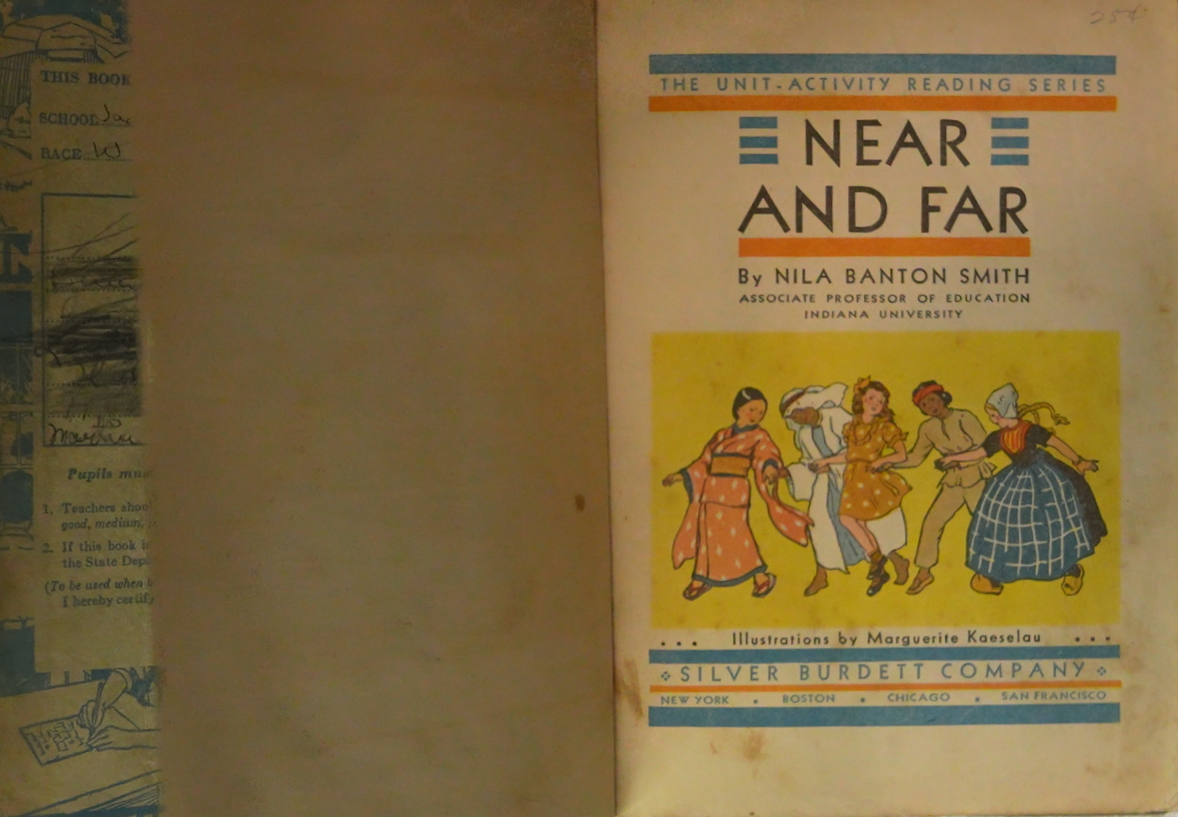 Near and Far - Unit-Activity Reading Series by Nila Banton Smith, Illustrated by Marguerite Kaeselau - Vintage Educational Book