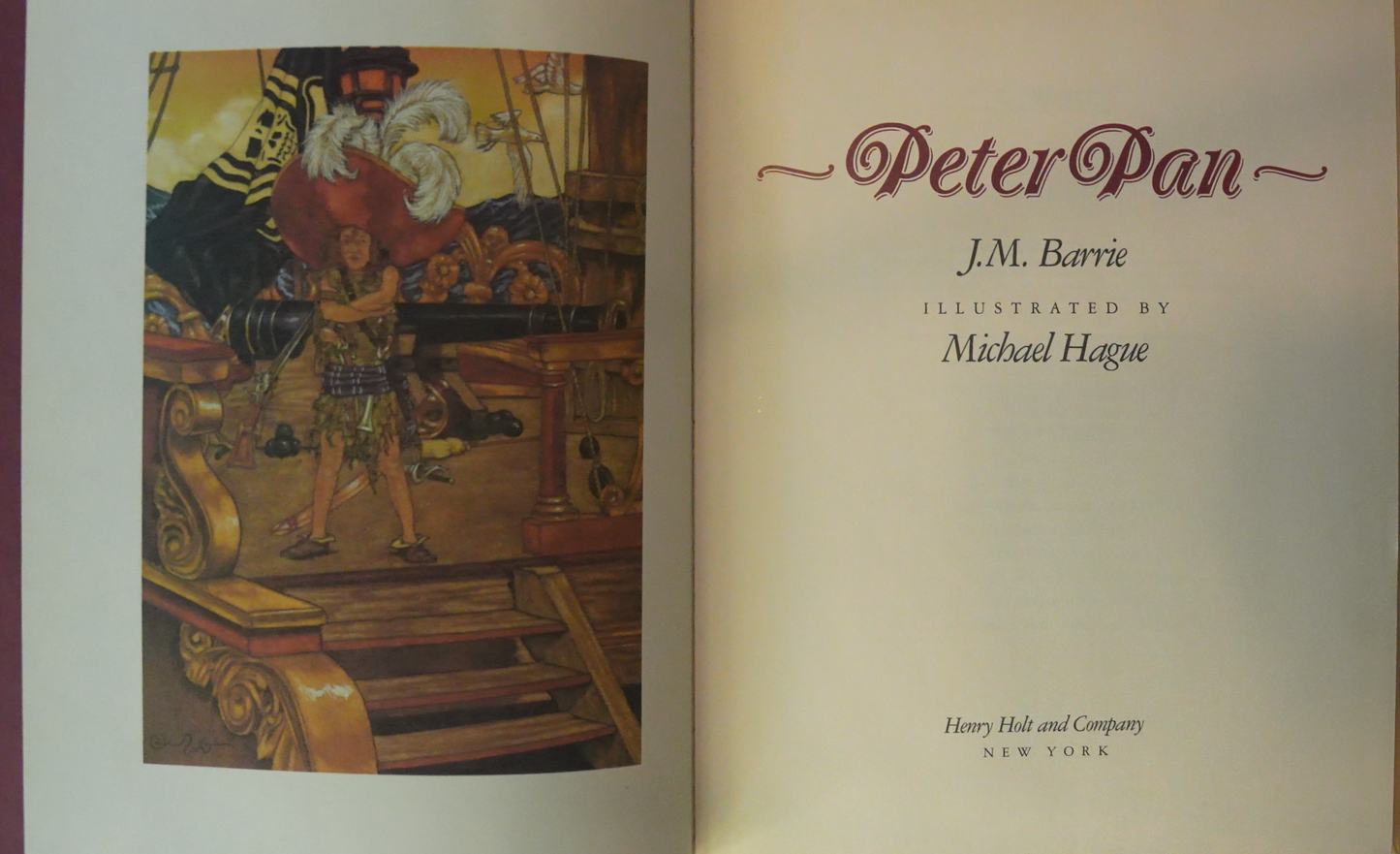 Peter Pan by J.M. Barrie, Illustrated by Michael Hague - Vintage Edition