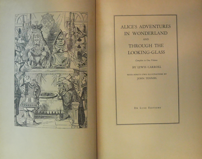 Alice's Adventures in Wonderland and Through the Looking-Glass (Deluxe Edition) by Lewis Carroll illustrated by John Donnel