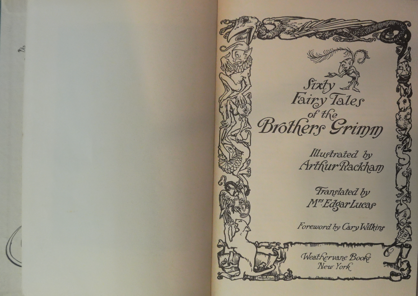 Sixty Fairy Tales of the Brothers Grimm - Illustrated by Arthur Rackham